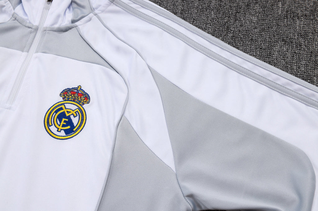 2025-26 Real Madrid off-white gray training suit S-2XL