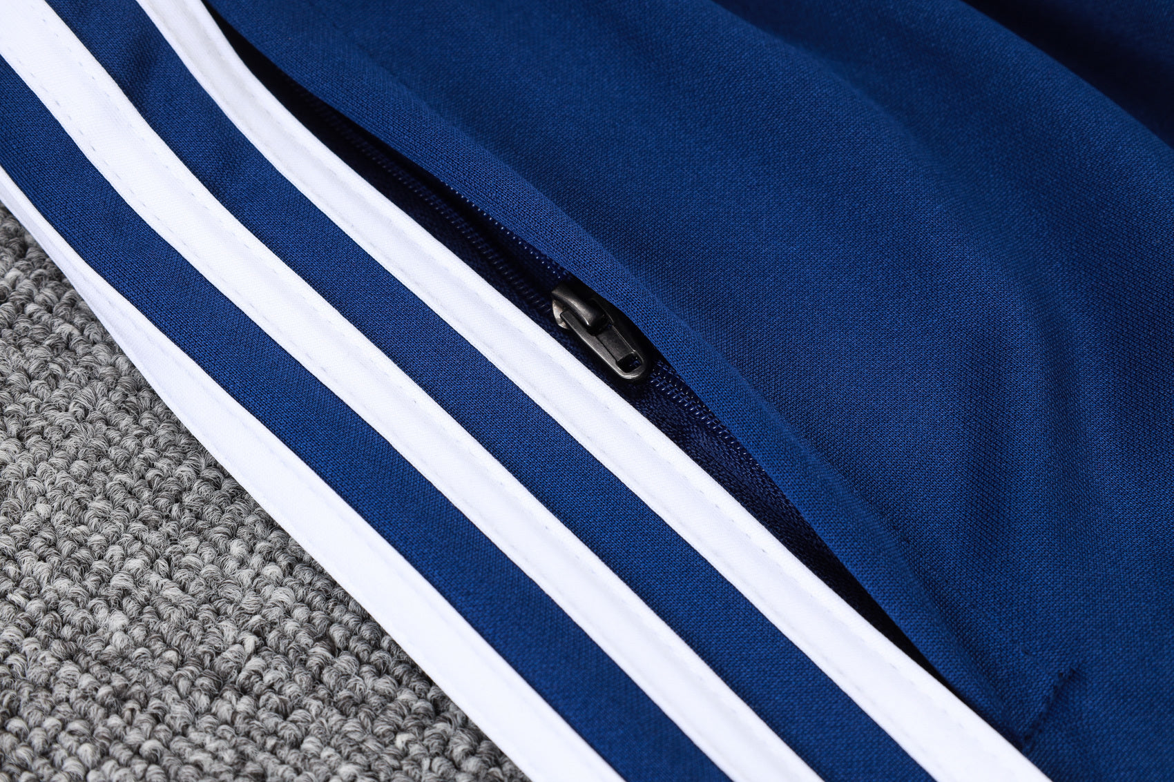 2025-26 Real Madrid Long zipper Royal Blue training suit S-2XL