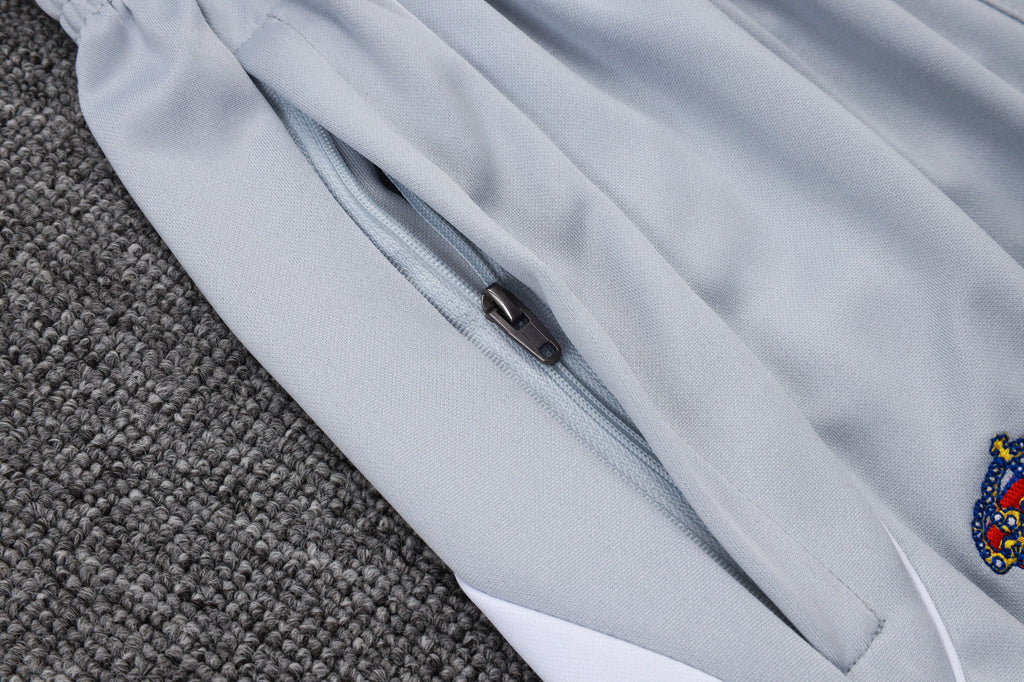 2025-26 Real Madrid off-white gray training suit S-2XL