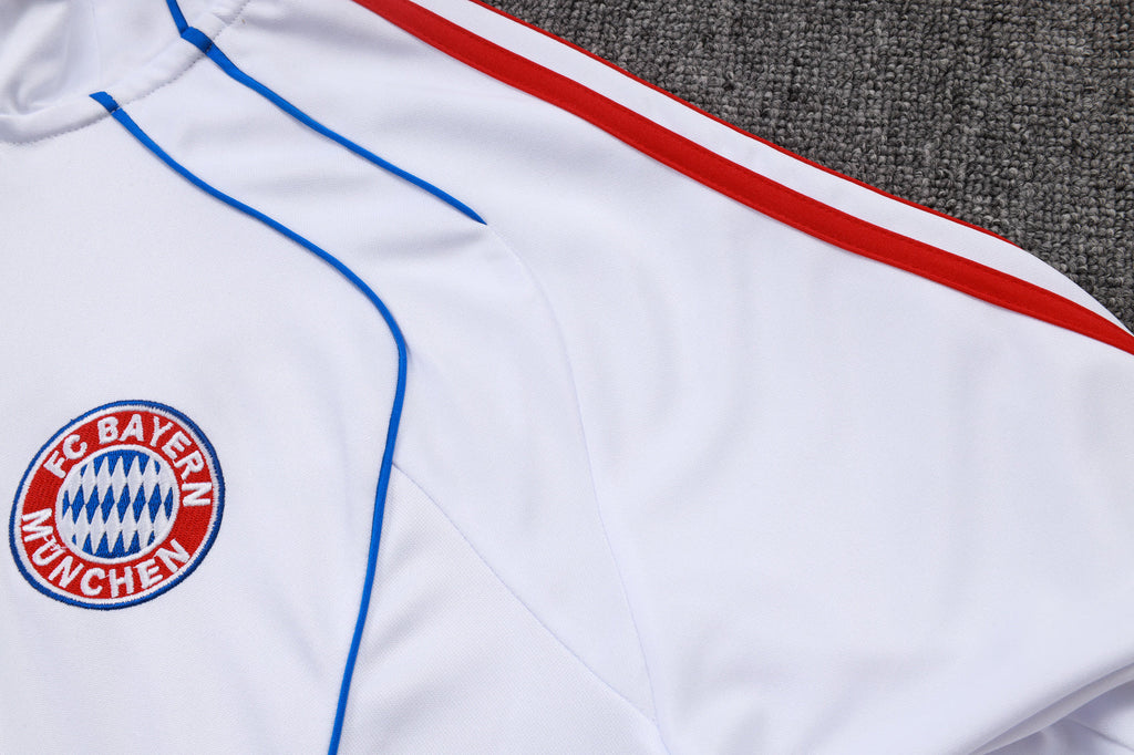 2025-26 Bayern Munich white (with blue trim) Training suit Adults Or Children