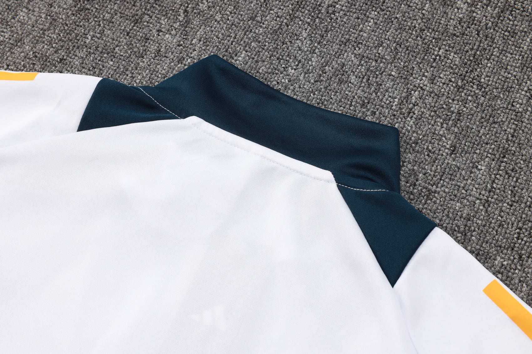 2024-25 Real Madrid White Training Suit Kit Long zipper S-2XL