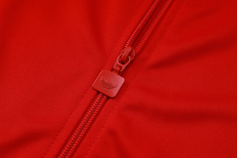 2025-26 Manchester United Red Adult long pull training suit S-2XL