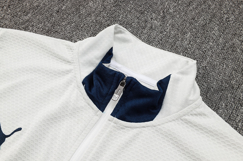 2025-26 Portugal White Adult long pull training suit S-2XL