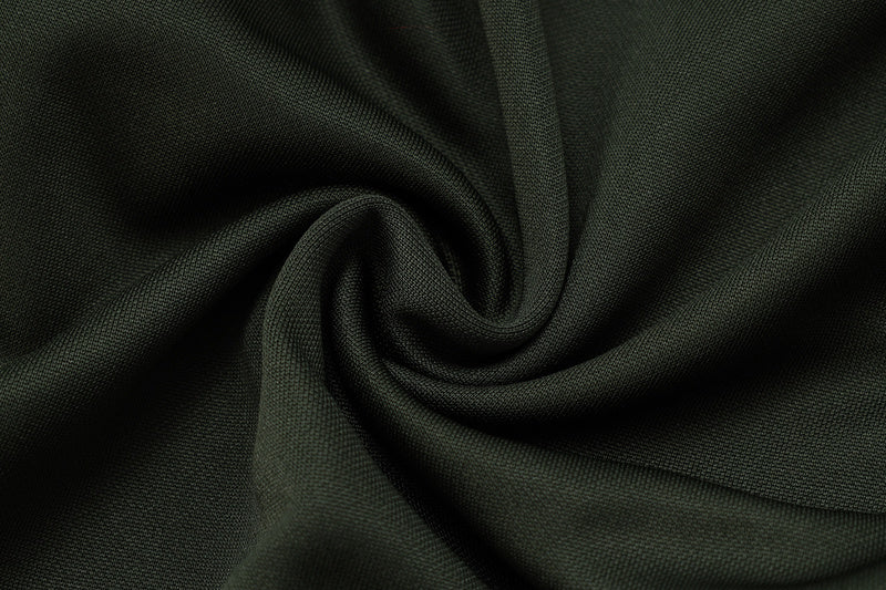 2025-26 Bayern Munich Black-White Adult long pull training suit S-2XL