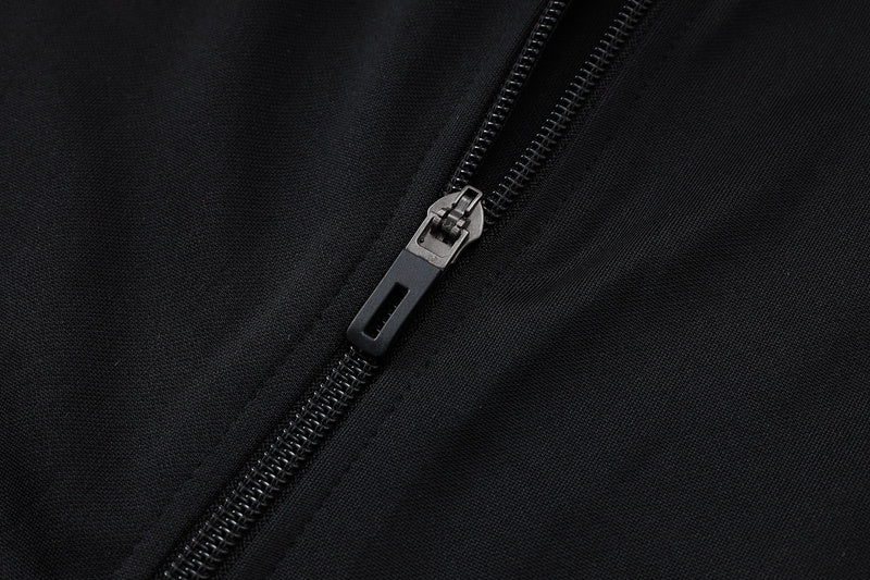 2025-26 Arsenal Black-Red-Green Adult long pull training suit S-2XL