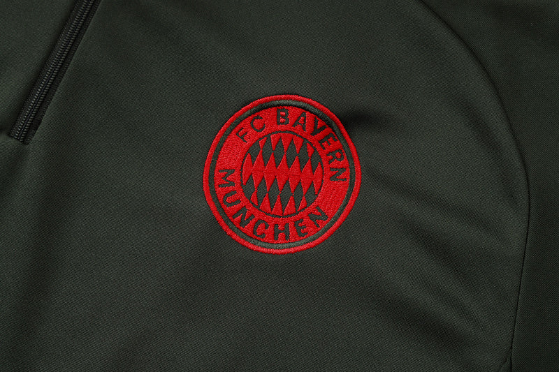 2025-26 Bayern Munich Black Training Suit S-2XL