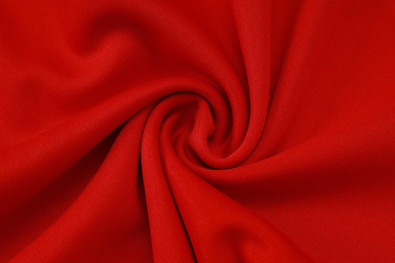 2025-26 Manchester United Red Adult long pull training suit S-2XL