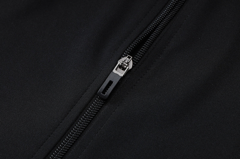 2025-26 Manchester United Black Adult long pull training suit S-2XL