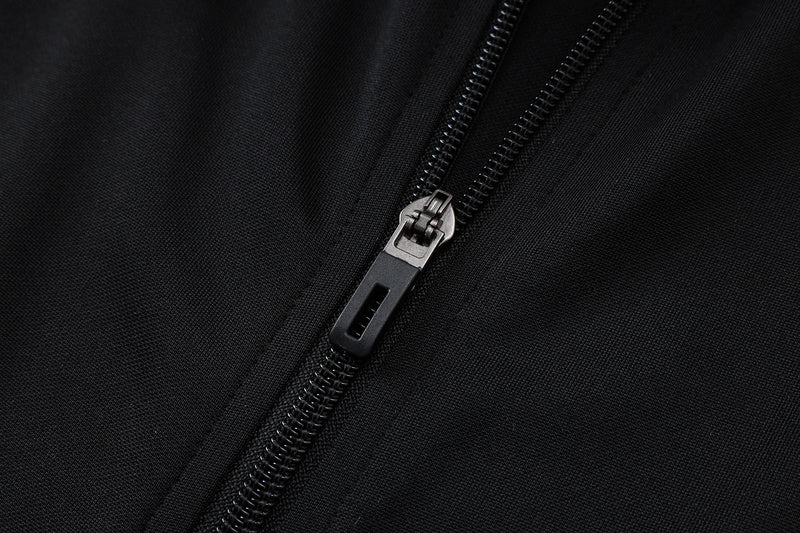 2025-26 Real Madrid Black-Yellow Adult long pull training suit S-2XL