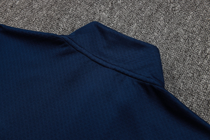 2025-26 Portugal Blue Adult long pull training suit S-2XL