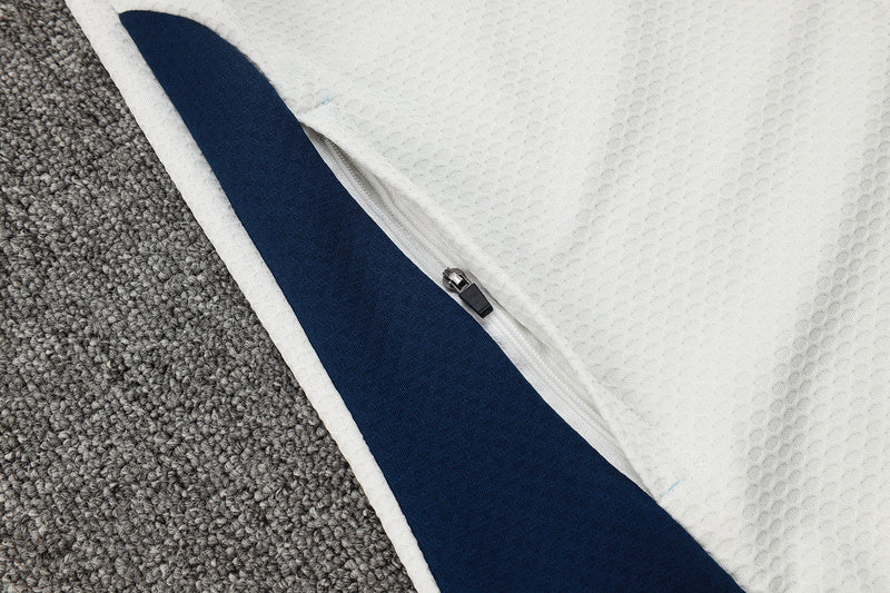 2025-26 Portugal White Adult long pull training suit S-2XL