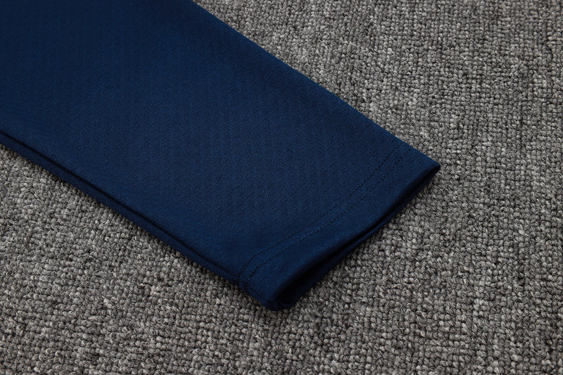 2025-26 Portugal Blue Adult long pull training suit S-2XL