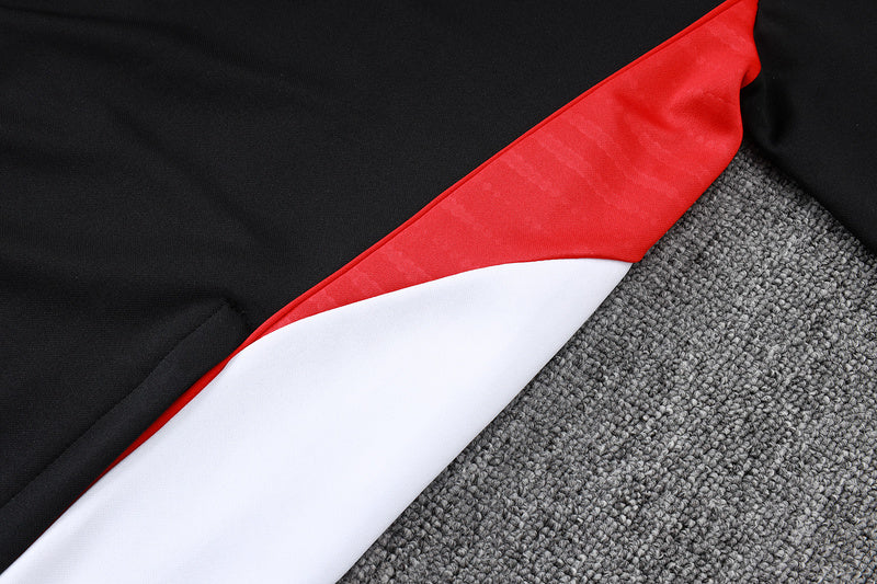 2025-26 Bayern Munich Black-Red Training Suit S-2XL