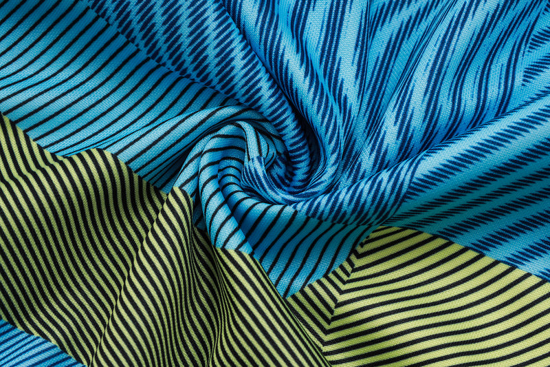 2025-26 Real Madrid Blue-Green-Gray Adult long pull training suit S-2XL