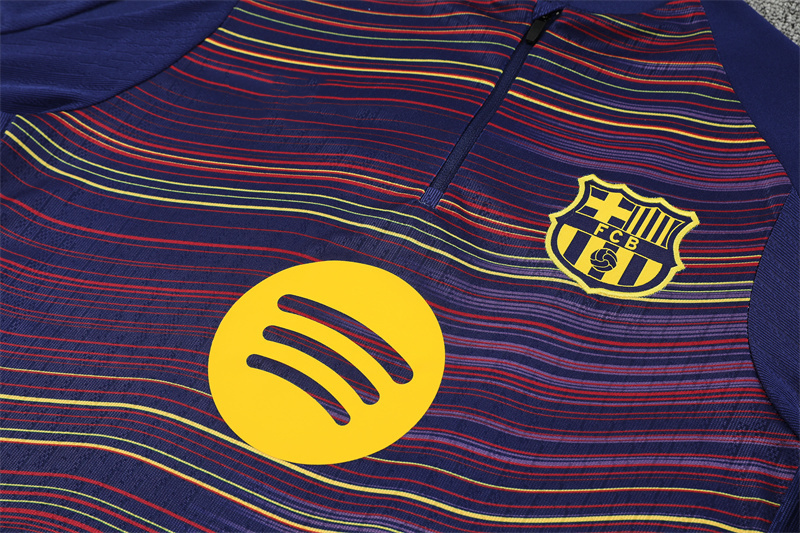 2025-26 Barcelona yellow and blue camouflage pattern Training Suit S-2XL